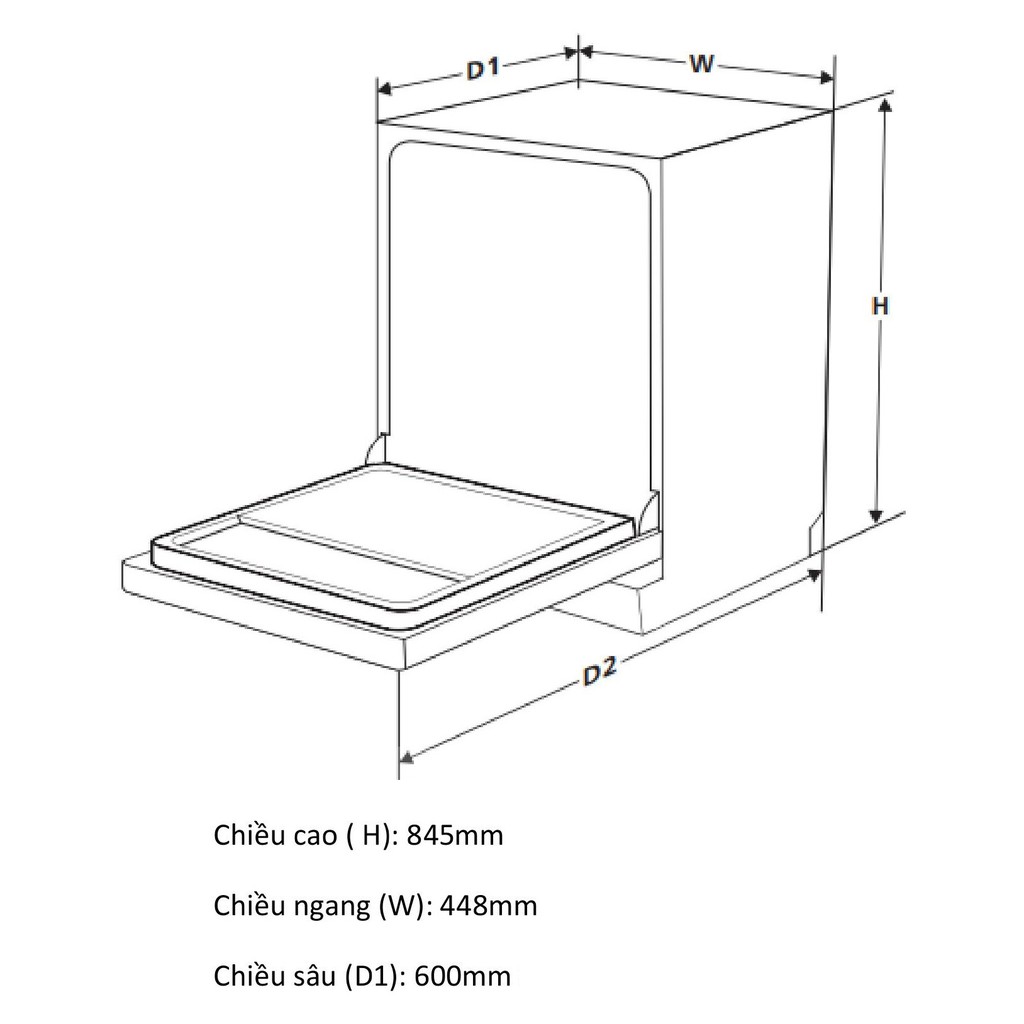 kich-thuoc-may-rua-bat-canzy-cz-p1036r kích thước Máy rửa bát Canzy CZ P1036R